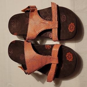 Orthaheel Orange Sandals